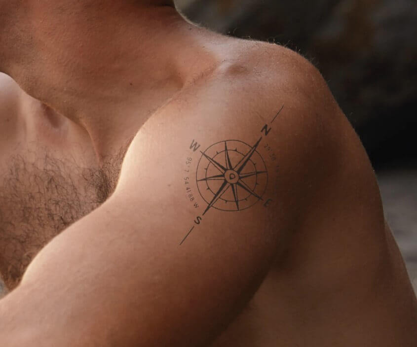 Fine Line Tattoo Männer