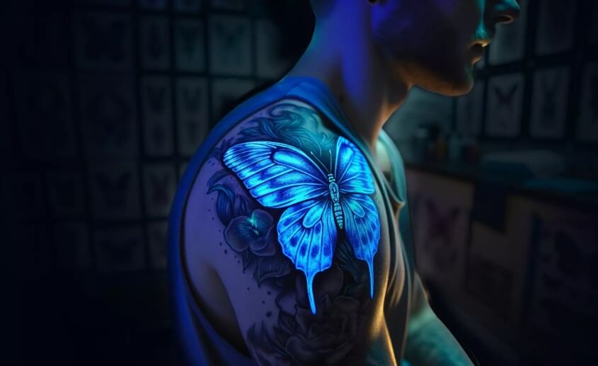 UV-Tattoos für Männer im Trend