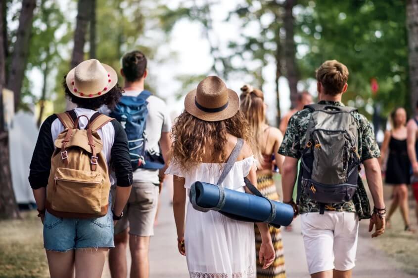 Gepäckliste für ein Festival-Wochenende