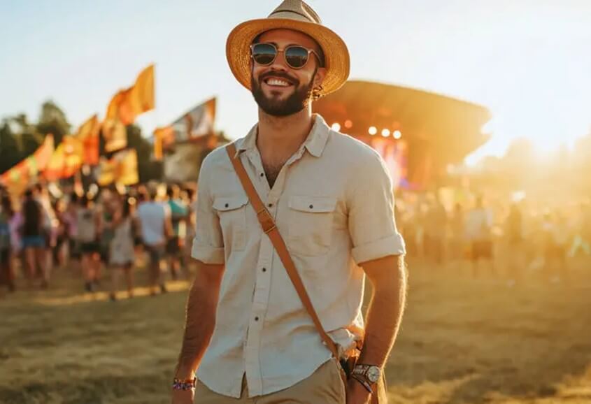 Musikfestvial - Looks für Herren