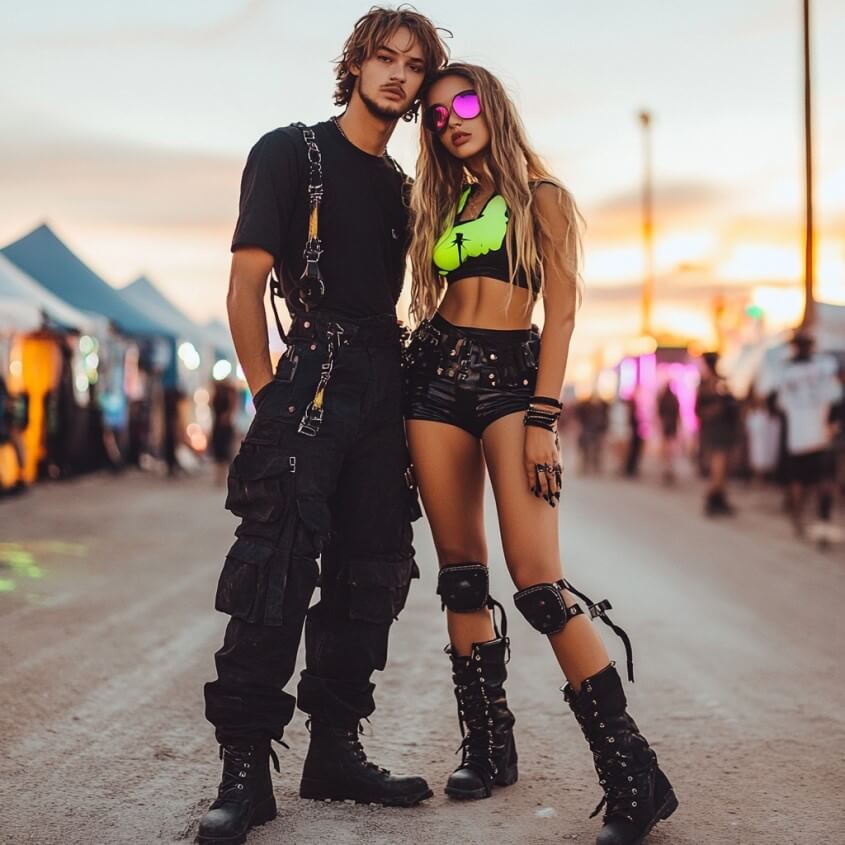 Rockiges Festival Outfit für Männer