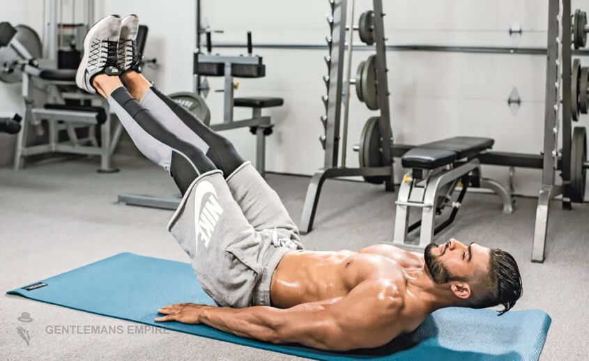Bauchmuskeltraining mit Beinheben