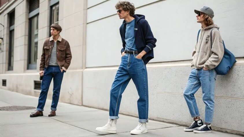 Low rise jeans für Männer