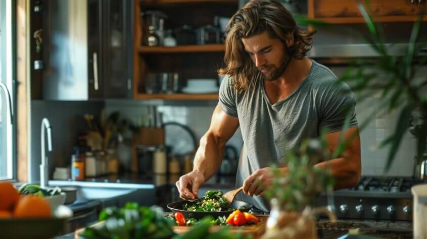 Haut- und Körperpflege für Männer ab 40 - Richtige Ernährung