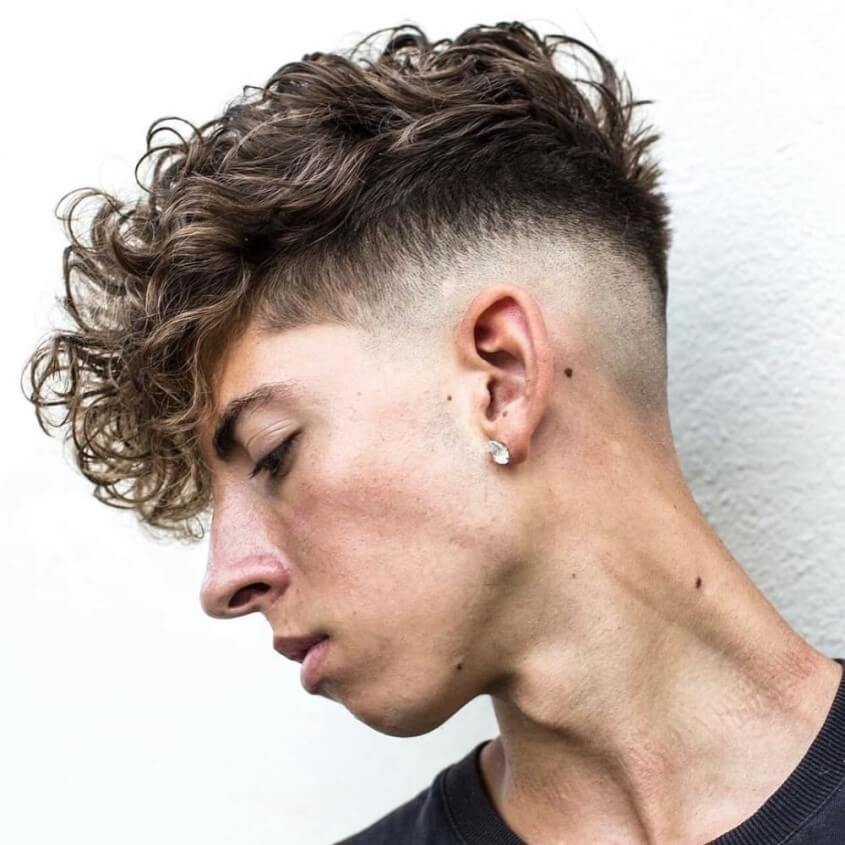 Curly Textured Crop Männer