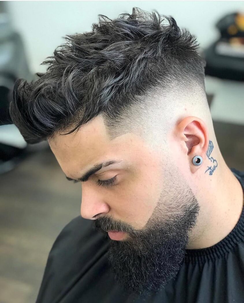 Männerfrisuren mit Fade