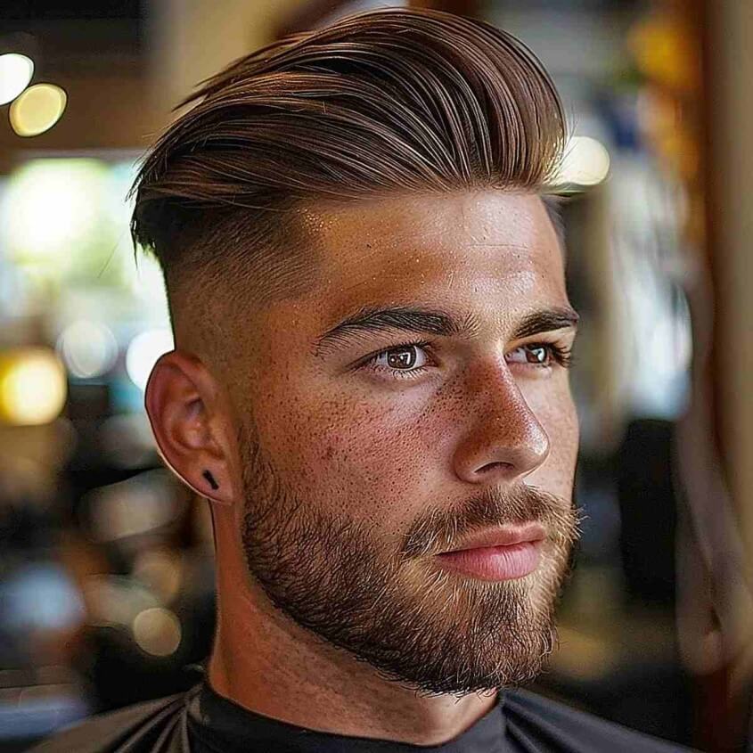 Herbst Frisuren für Männer - Disconnected Undercut