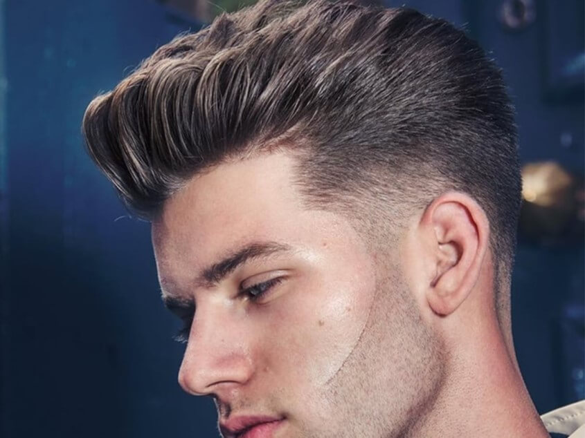 Modern Pompadour im Herbst tragen