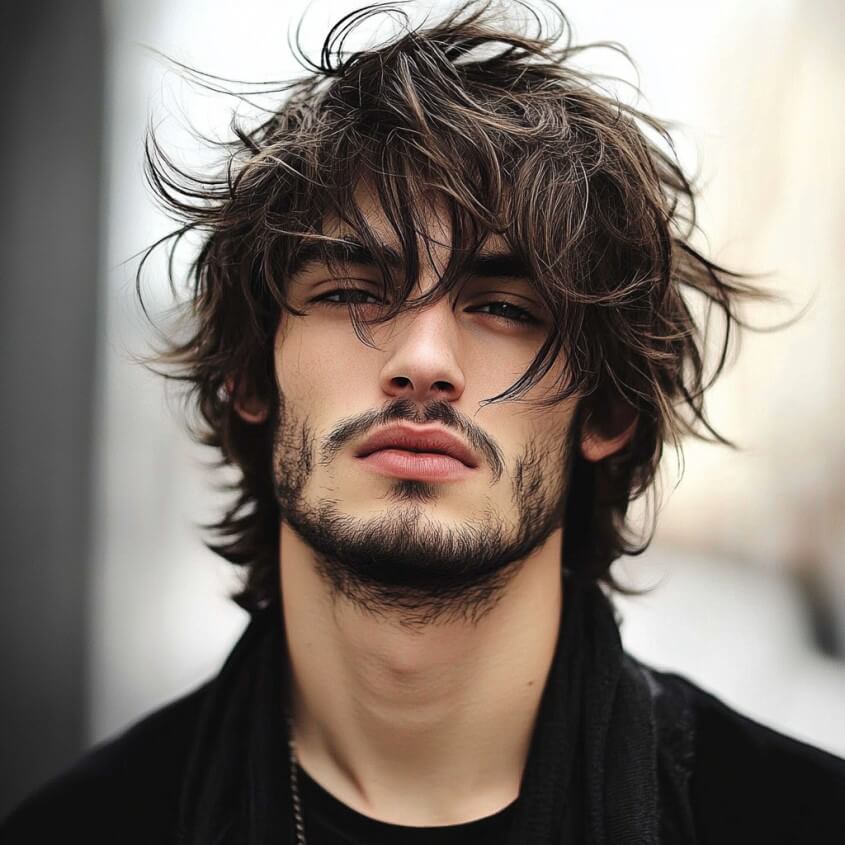 Herbst Frisuren für Männer - Shaggy Cut