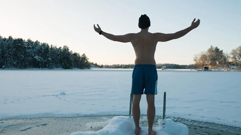 Fitness Fehler Winter - Eisbaden