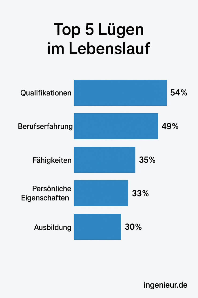 Top-5 Lügen im Lebenslauf