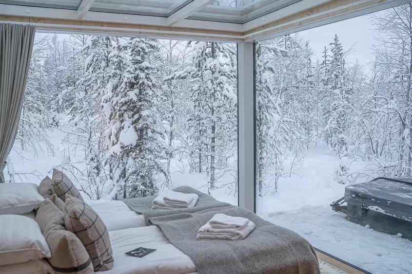 Urlaub im Glasiglu - Northern Lights Ranch Sky View Cabins