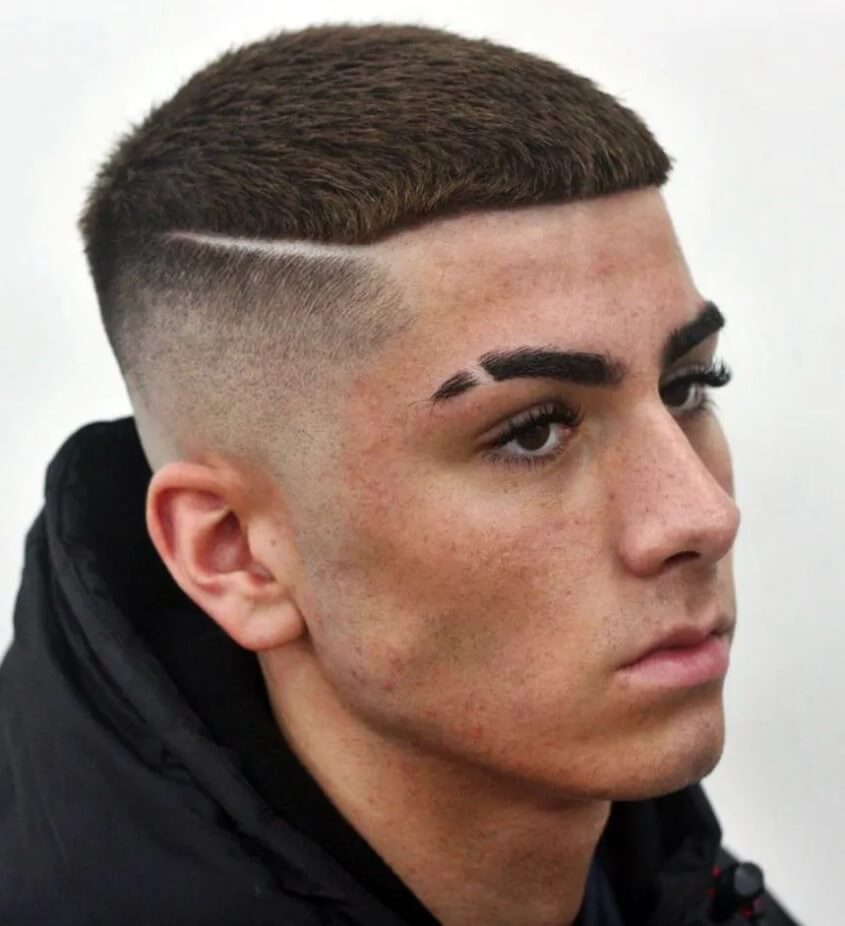 Buzz Cut mir Hairline Art