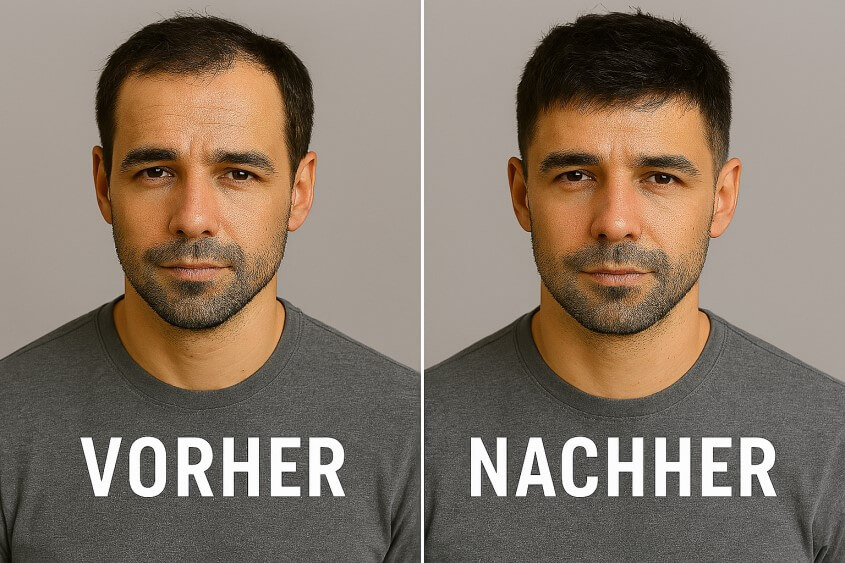 Textured Crop - Vorher-Nachher-Vergleich