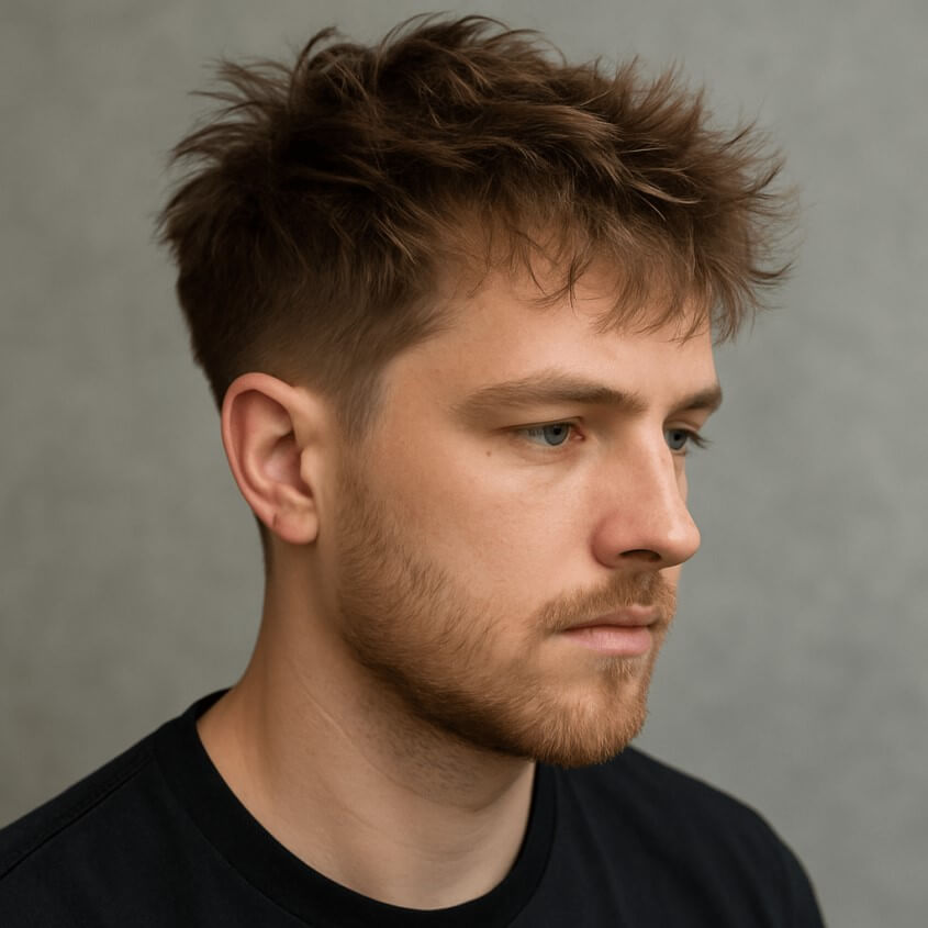 Männerfrisuren dünnes Haar - Messy Look