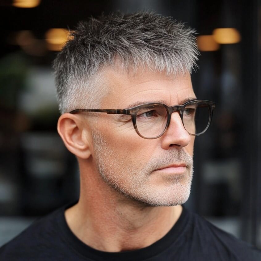 Männerfrisuren dünnes Haar - Messy Textured Crop