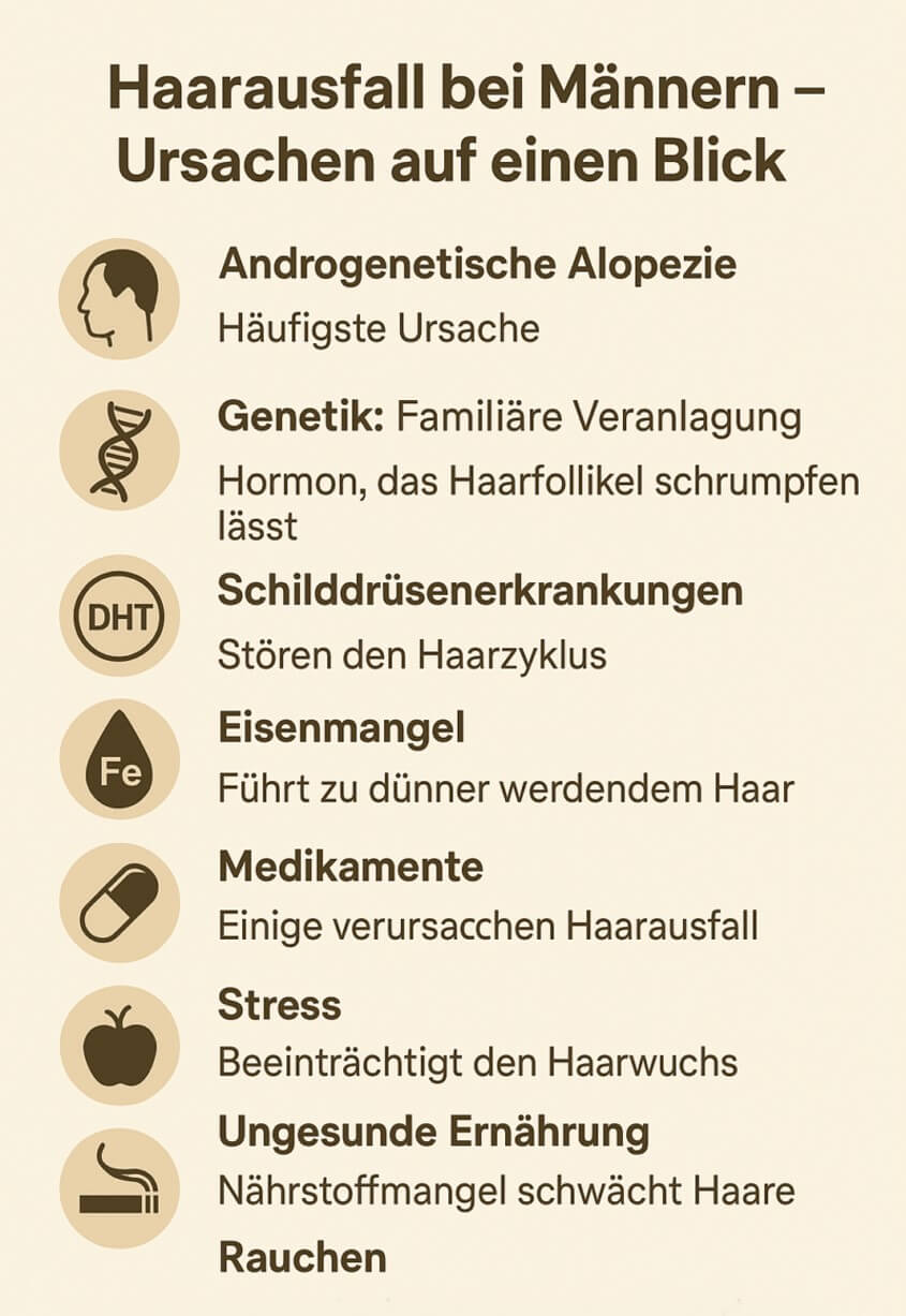 Ursachen für Haarverlust