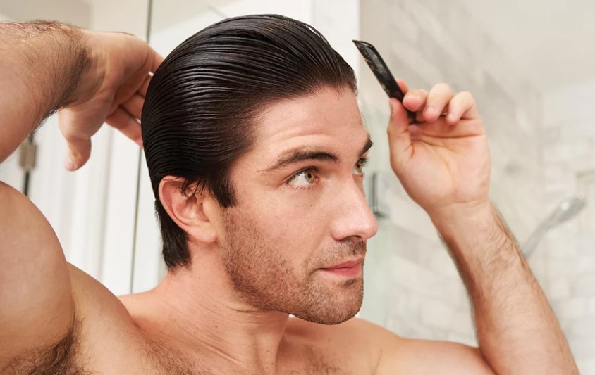 Wet Look für mittellange Haare