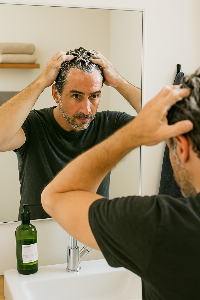 Wet hair style - Haare waschen