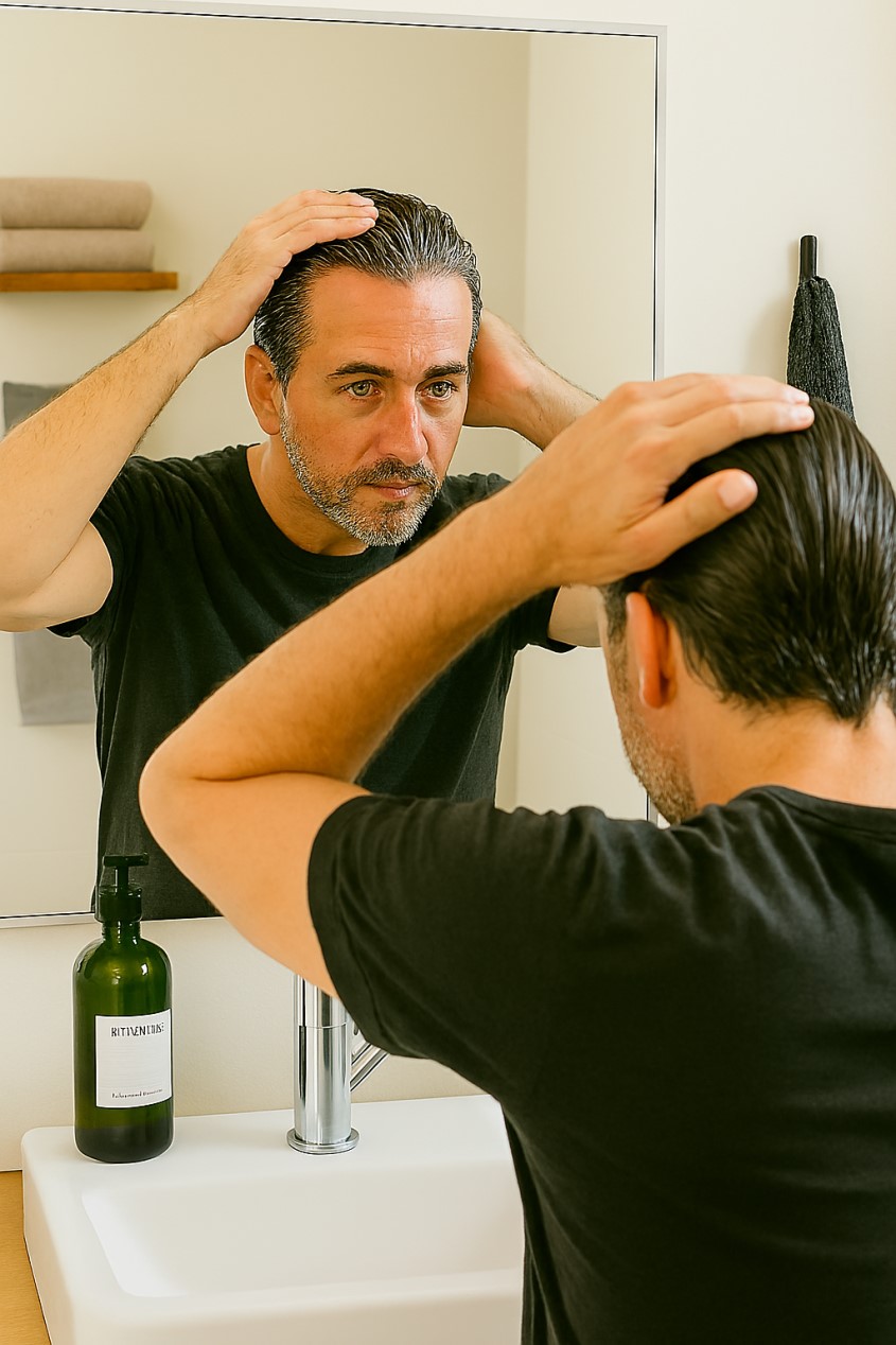 Wet Look Haare Stylen