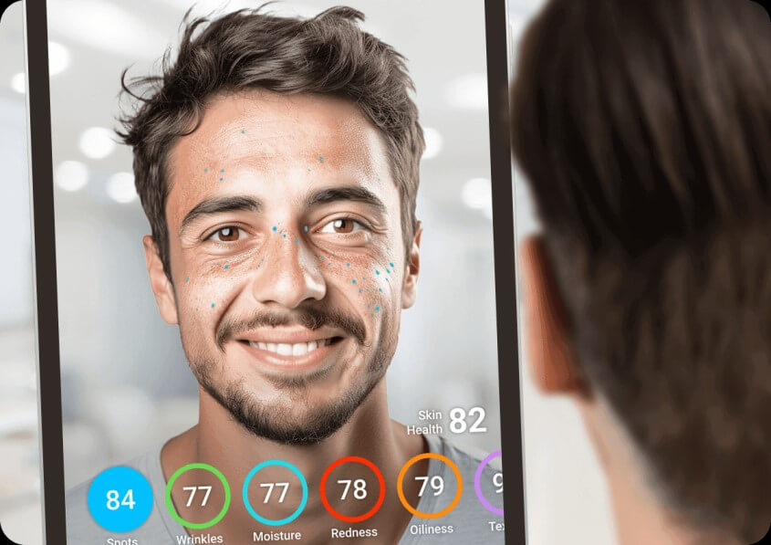 KI Körperanalyse Mode - Hautanalyse