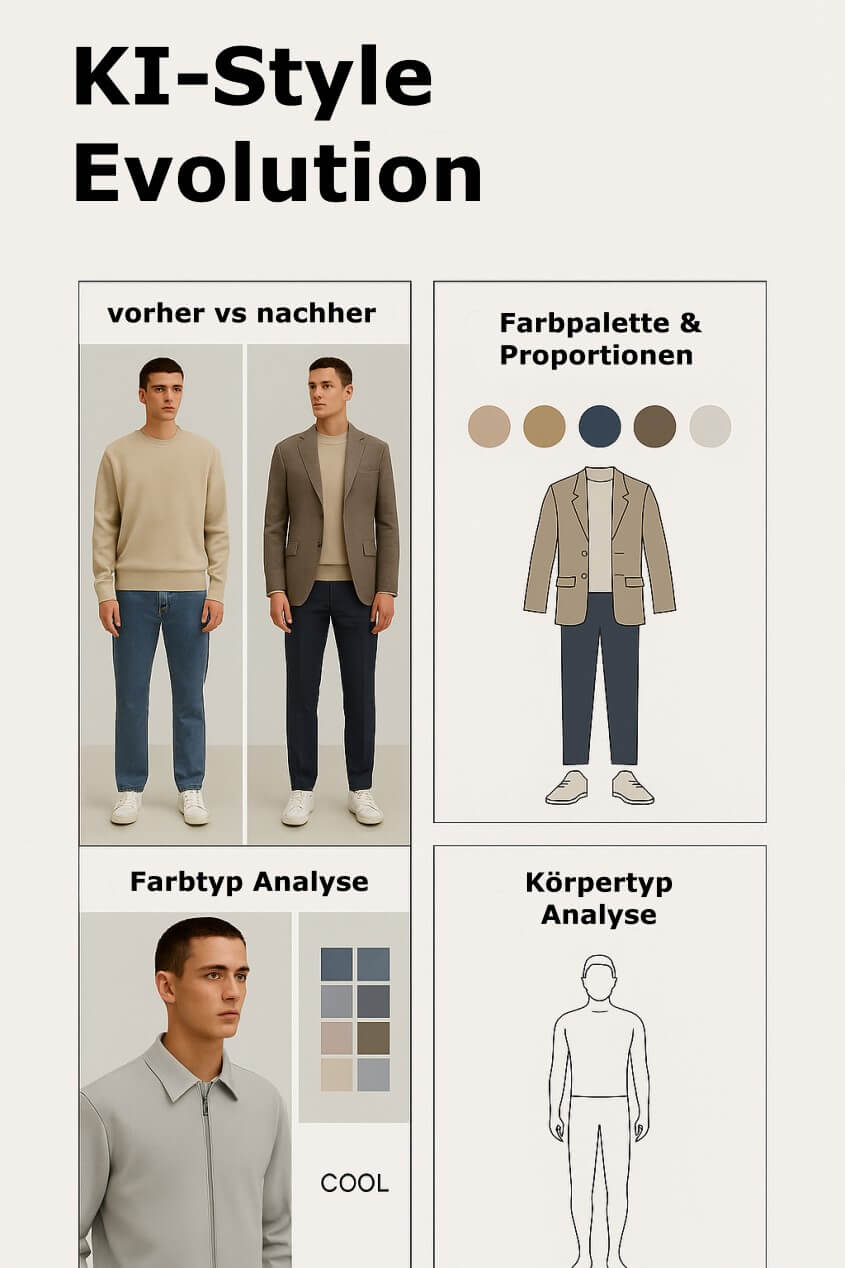 Zukunft der Männermode - KI Style Evolution