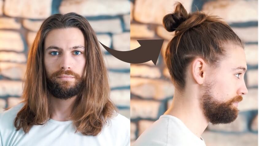 Man Bun binden