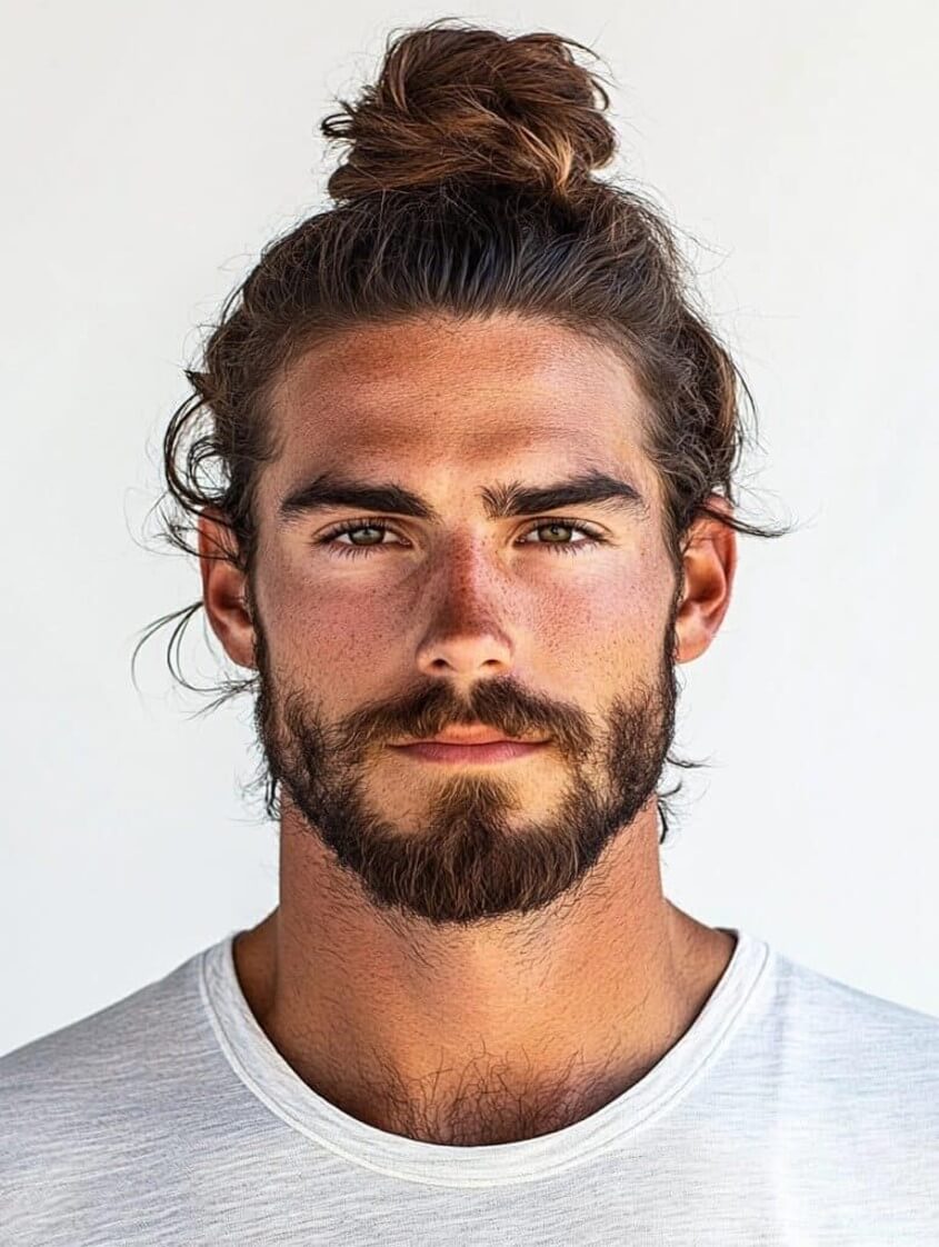 Man Bun Pflege