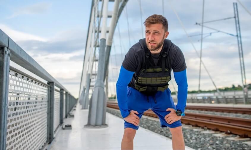 Gewichtsweste für Outdoor-Fitness