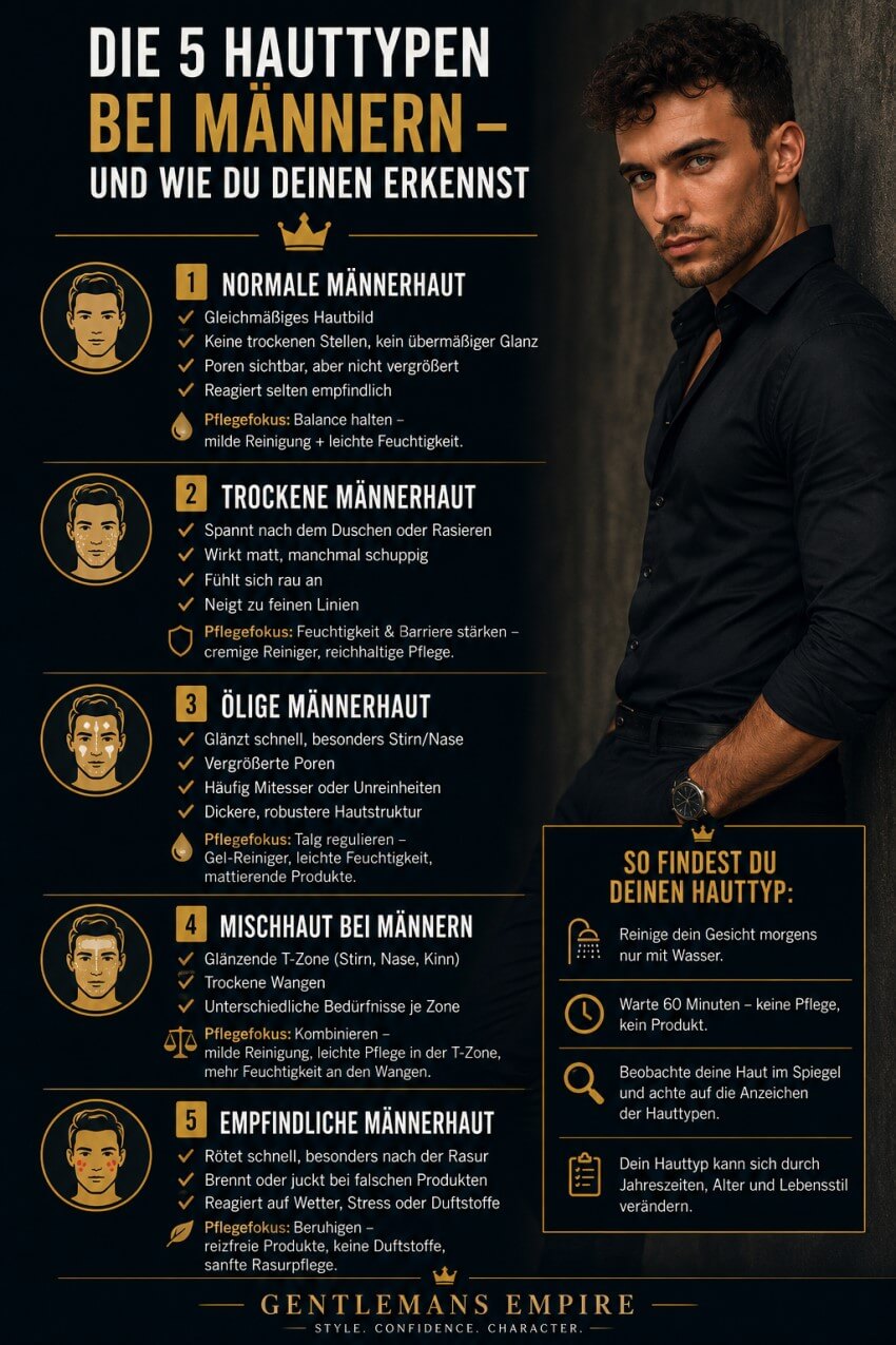 Hauttyp bestimmen Männer