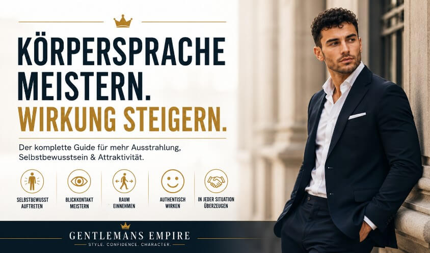 Männliche Ausstrahlung verbessern