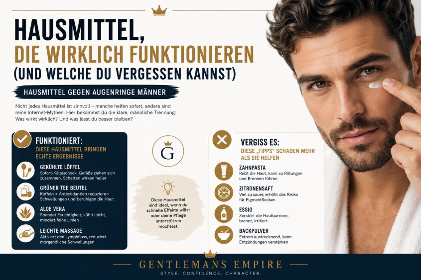 Effektive Hausmittel gegen Augenringe