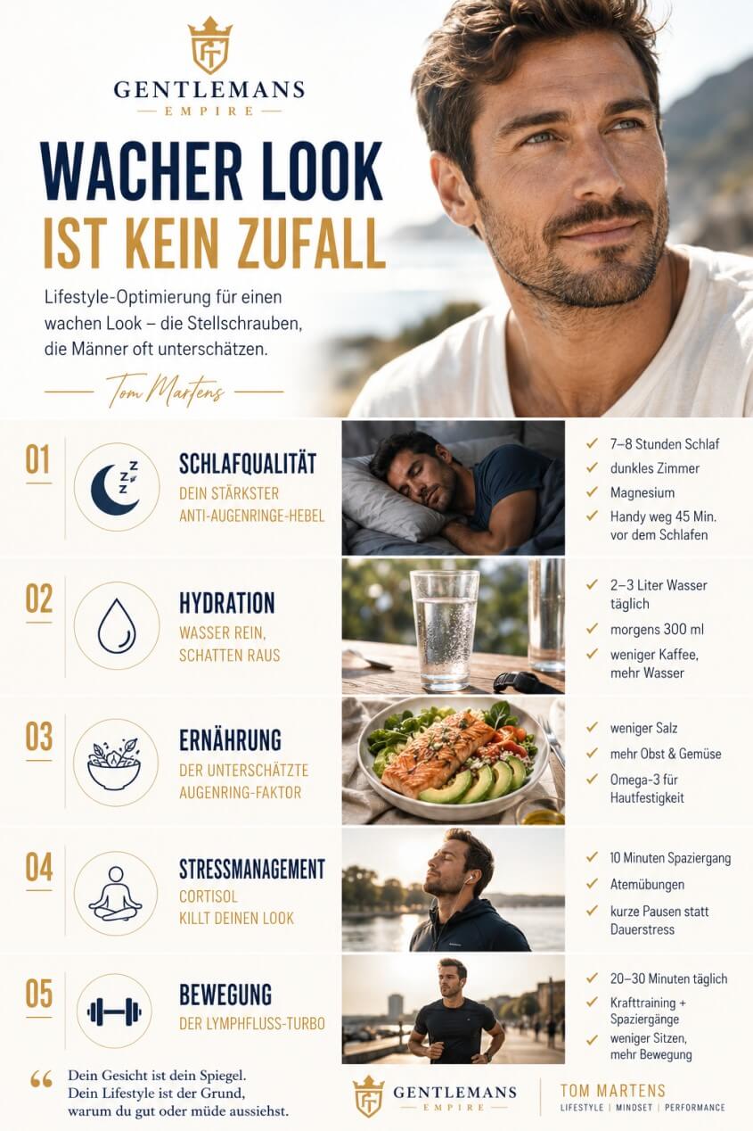 Augenringe durch Schlafmangel bekämpfen
