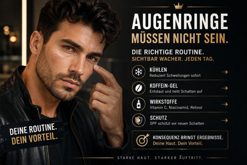 Welche Pflege hilft wirklich gegen Augenringe bei Männern