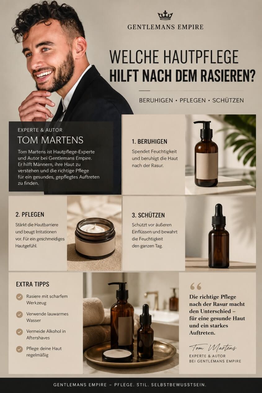 Was hilft gegen Rasurbrand? Experte Tom Martens