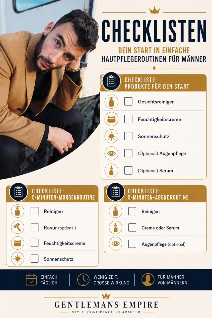 Hautpflege Männer einfach erklärt