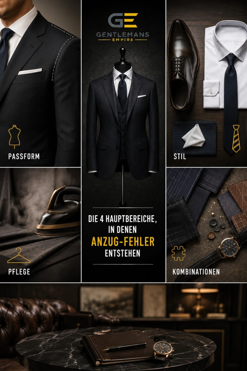 Grafik, die zeigt, warum Anzug‑Fehler den gesamten Look beeinflussen